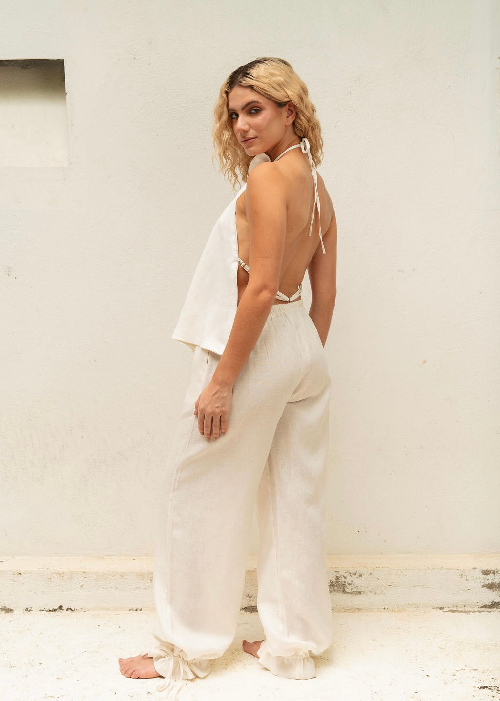 BREEZE PANTS - COCONUT WHITE