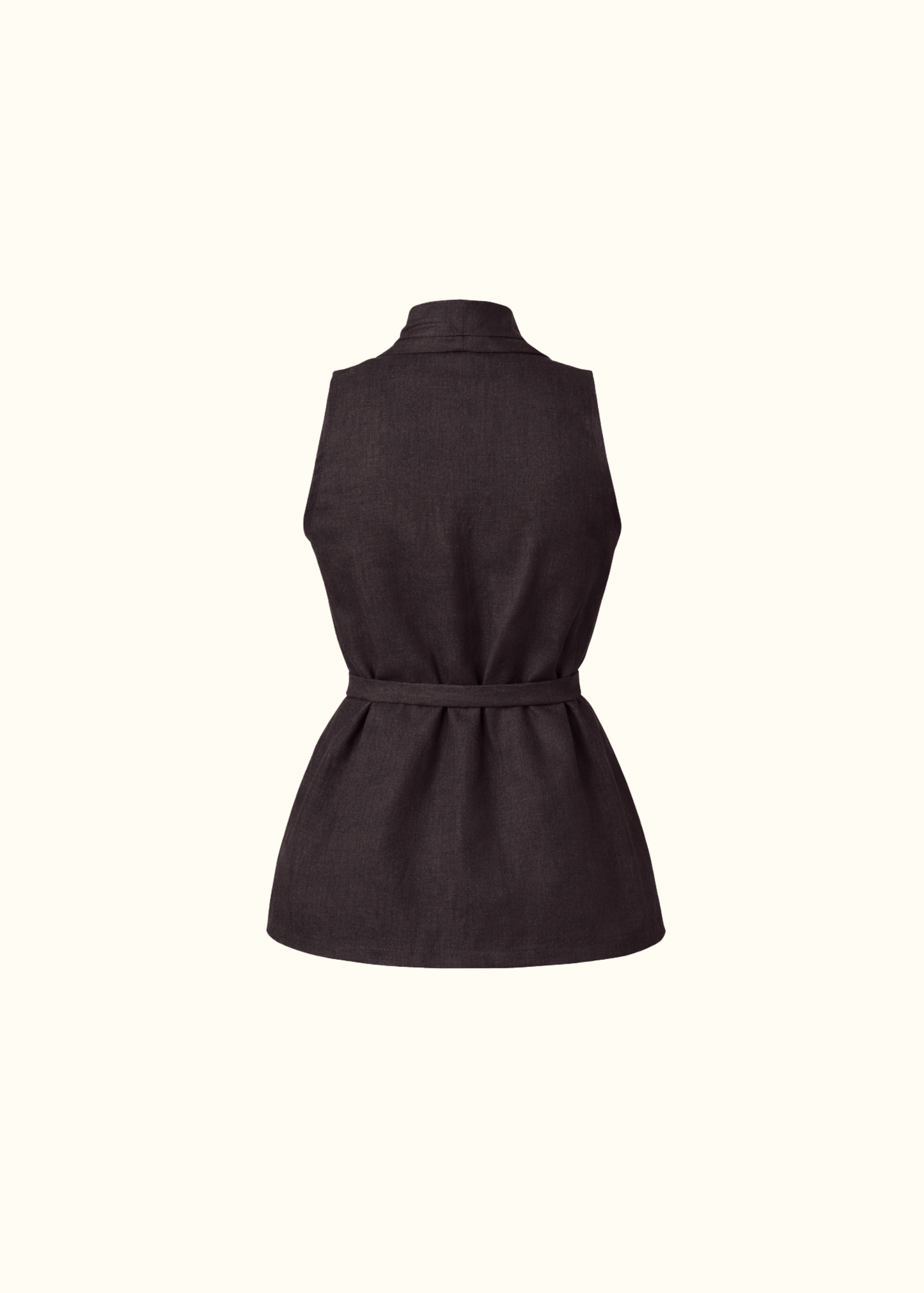 Crossed Vest - Black