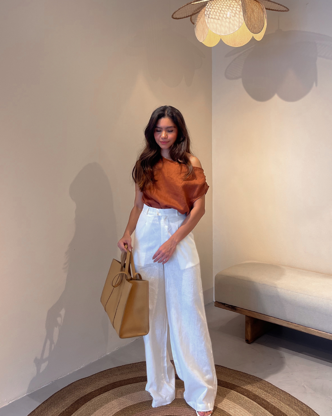 OFF SHOULDER TOP- ESPRESSO