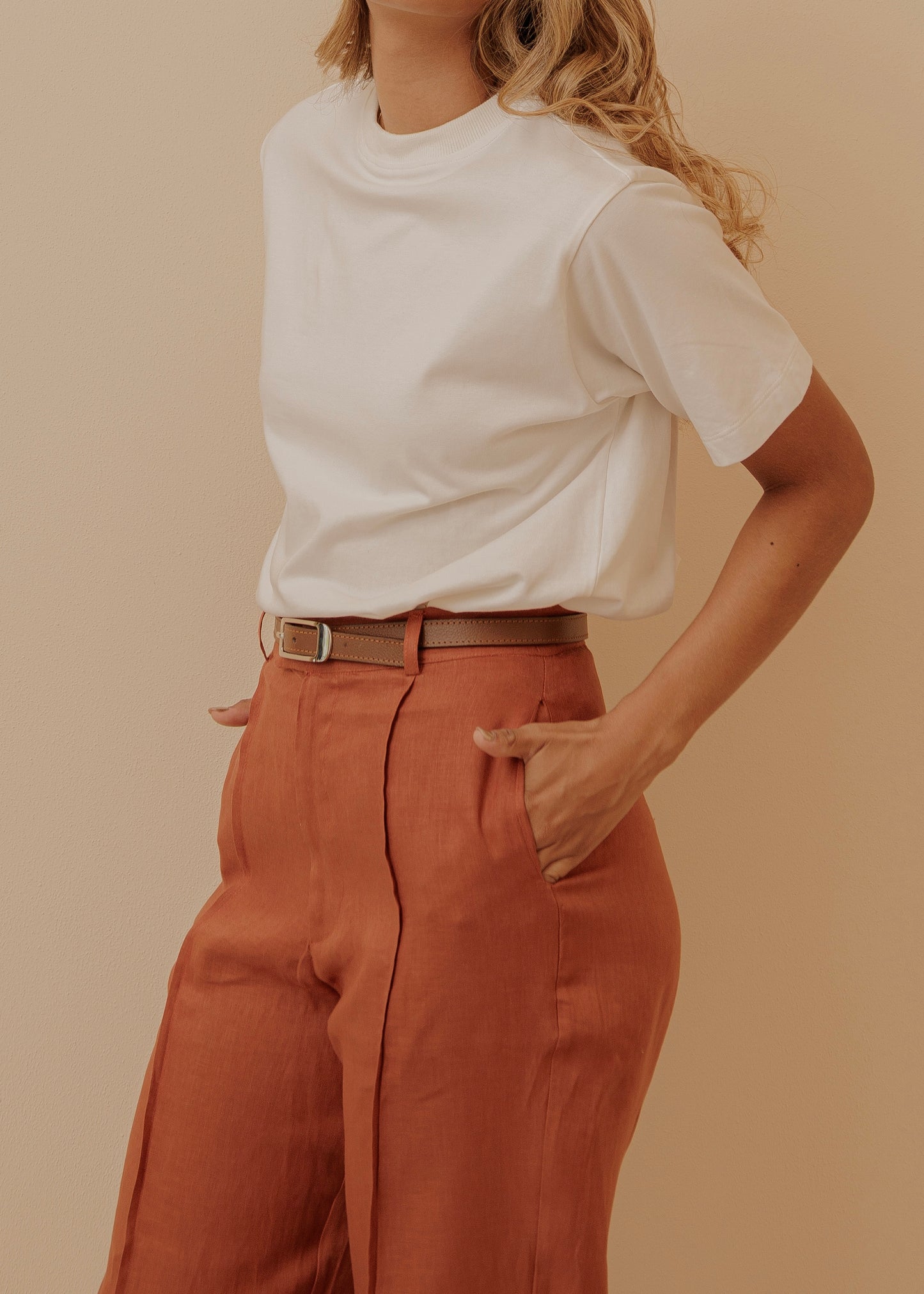 LADY BOSS-T SHIRT IVORY