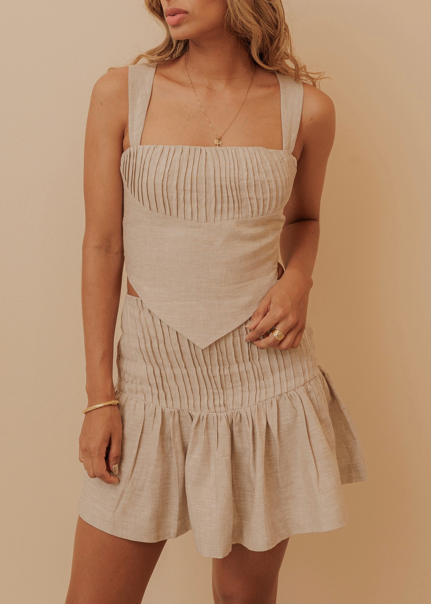 FOLD TOP - SAND