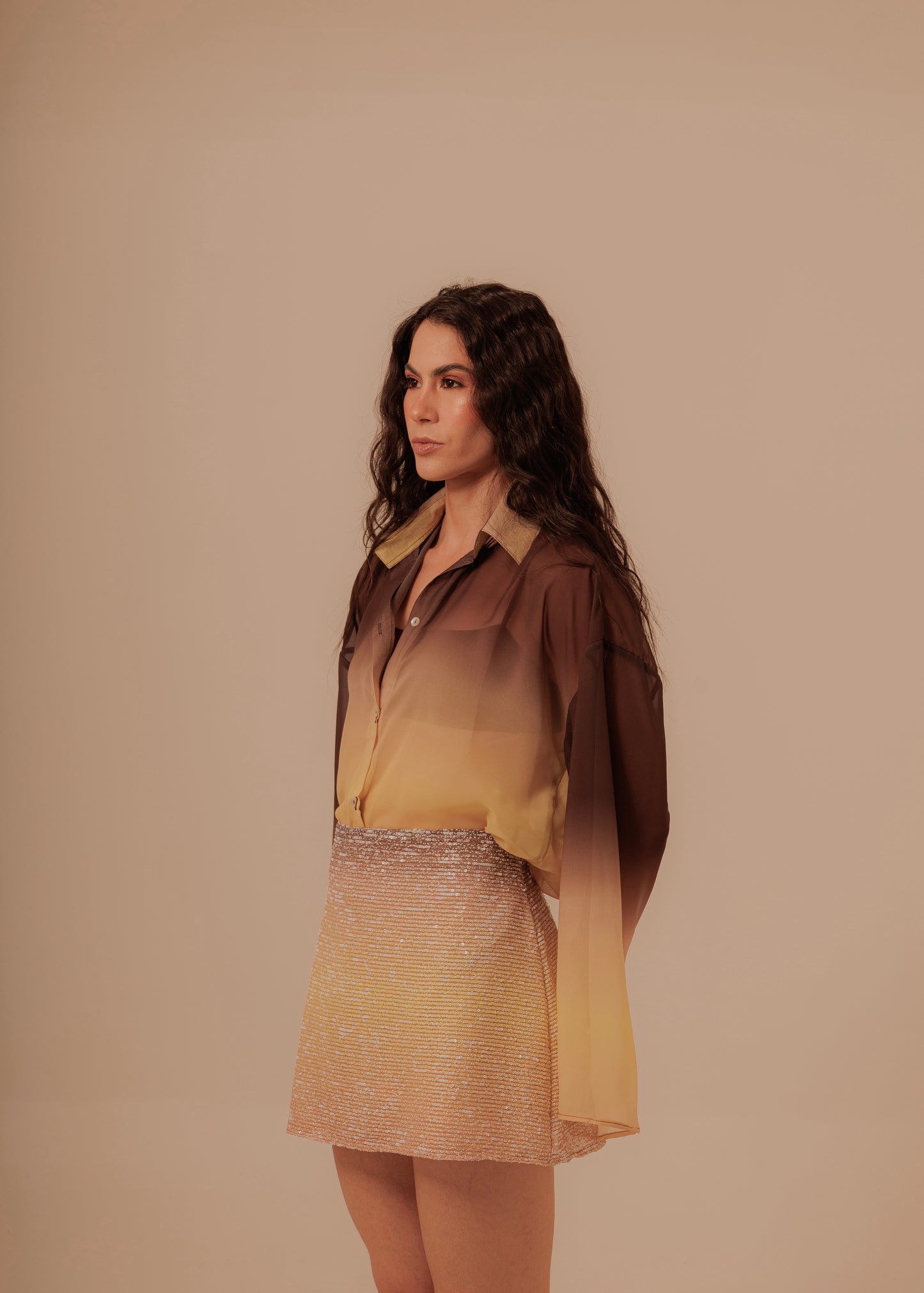 DESERT SUNSET MINI SKIRT - GLOW