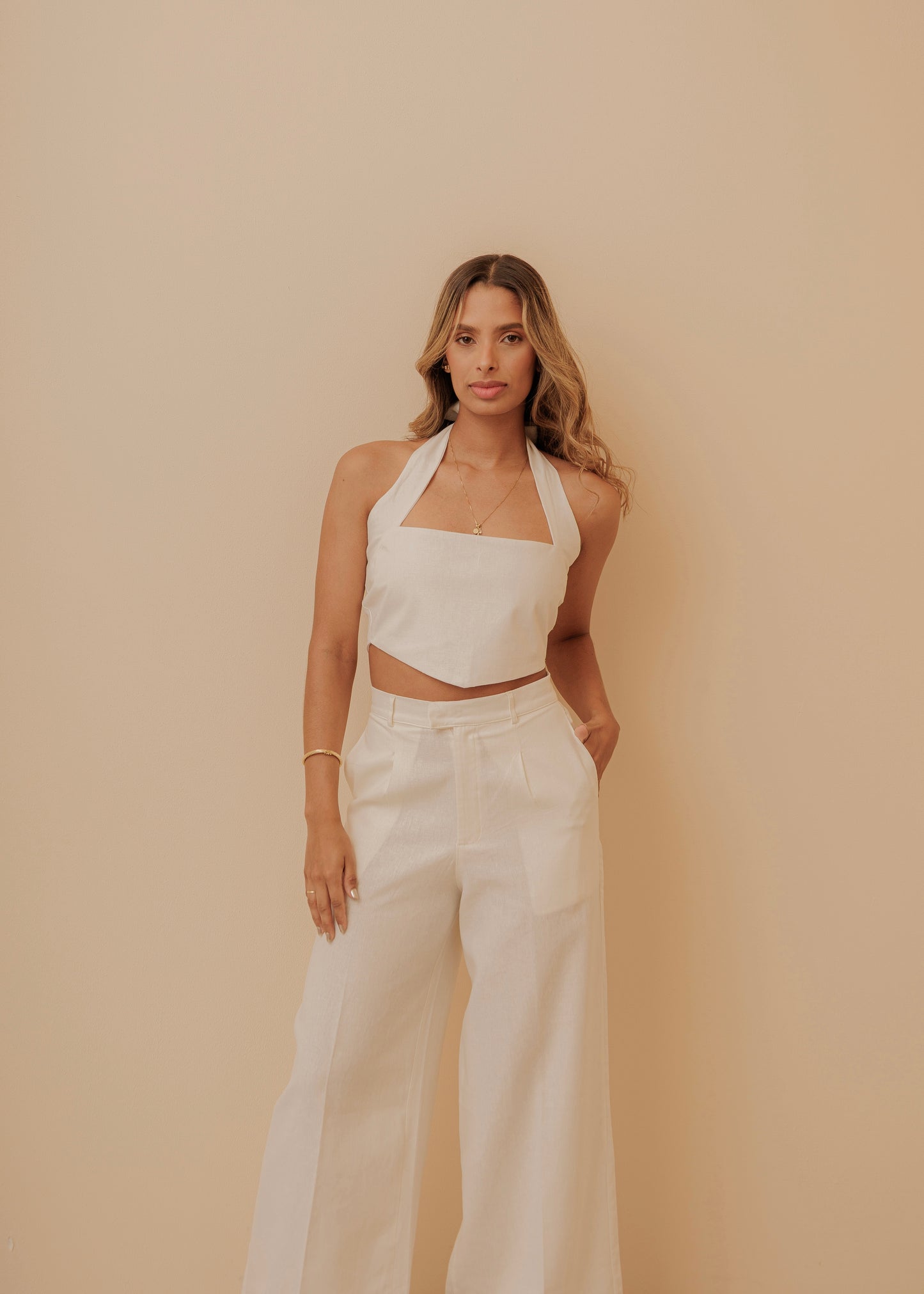 BACK BOW SET- IVORY