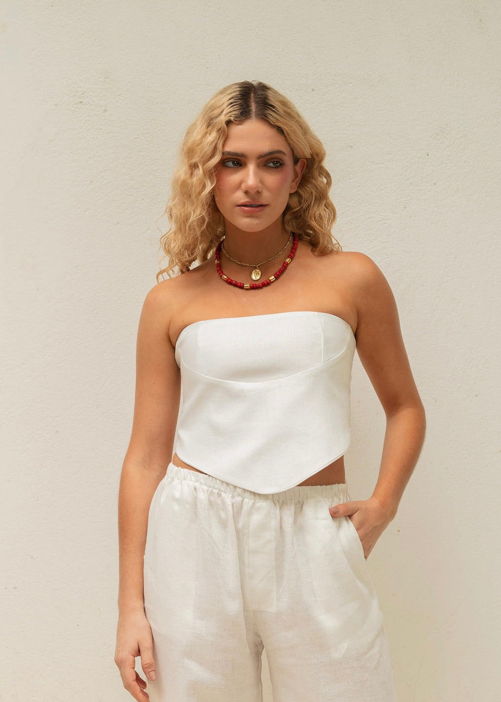 THE IT TOP - COCONUT WHITE