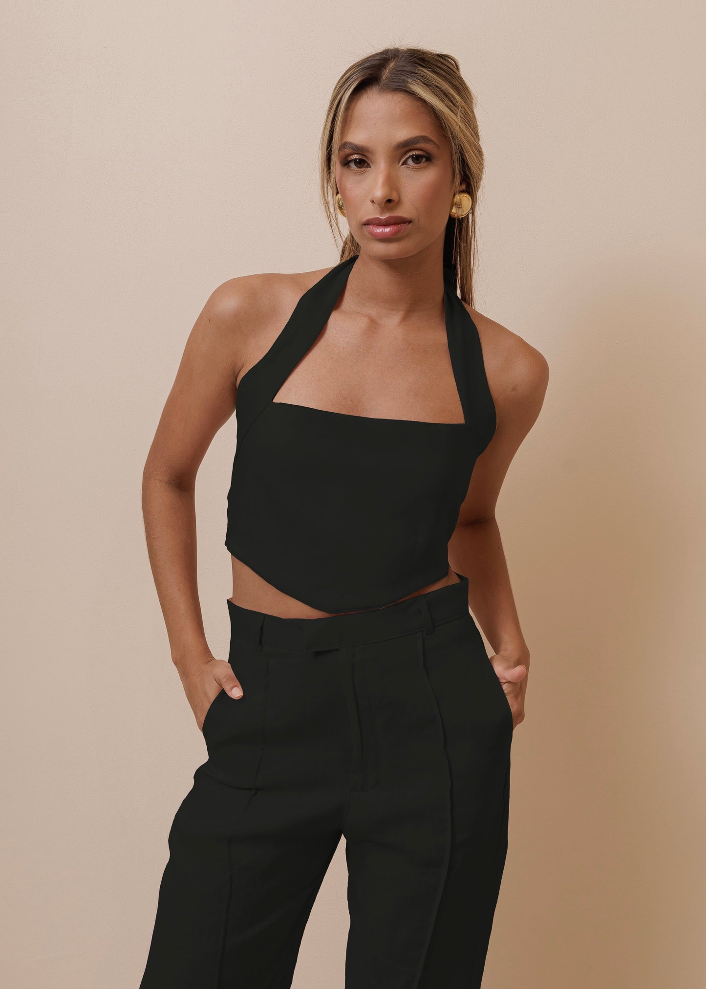 BACK BOW SET - BLACK