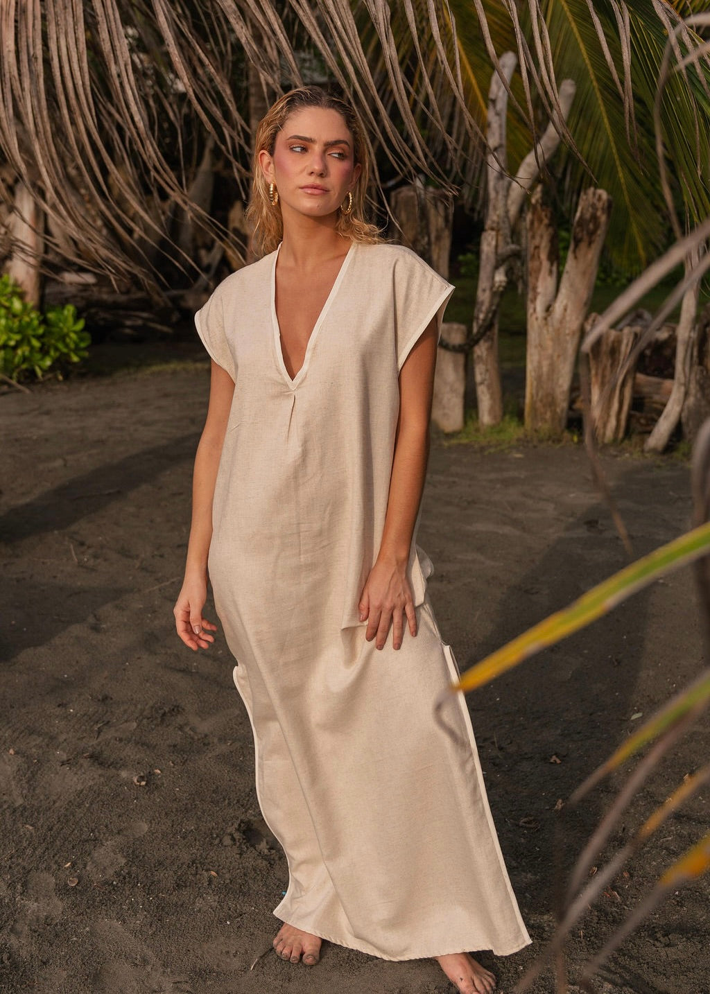THE CALM DRESS - SAND