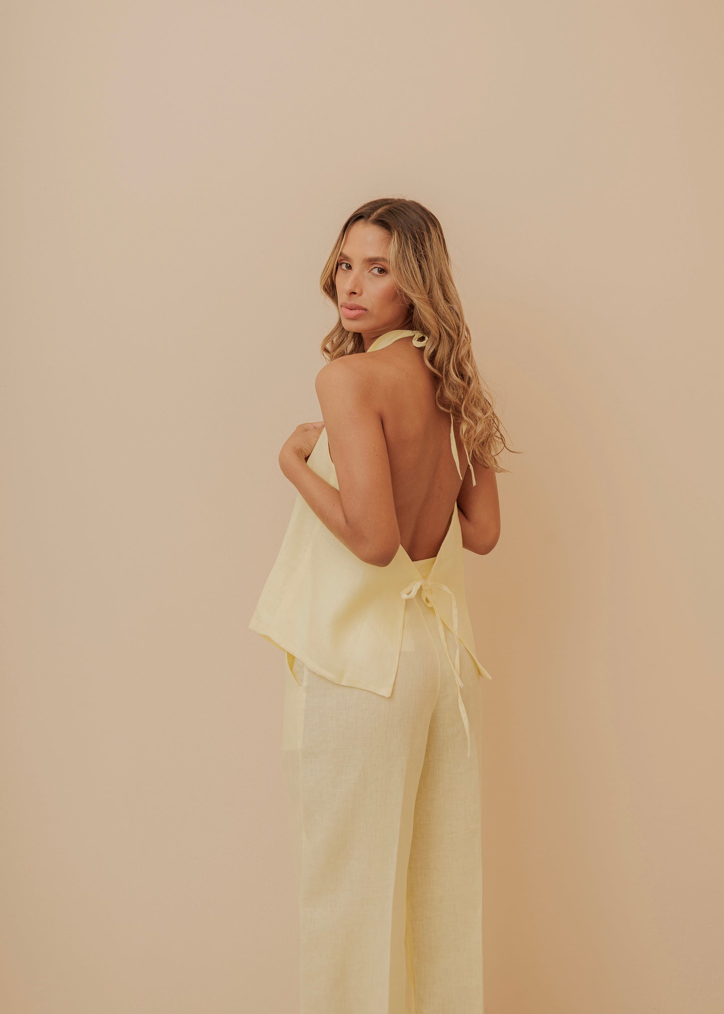 PARTY IN THE BACK VEST- HAPPY YELLOW