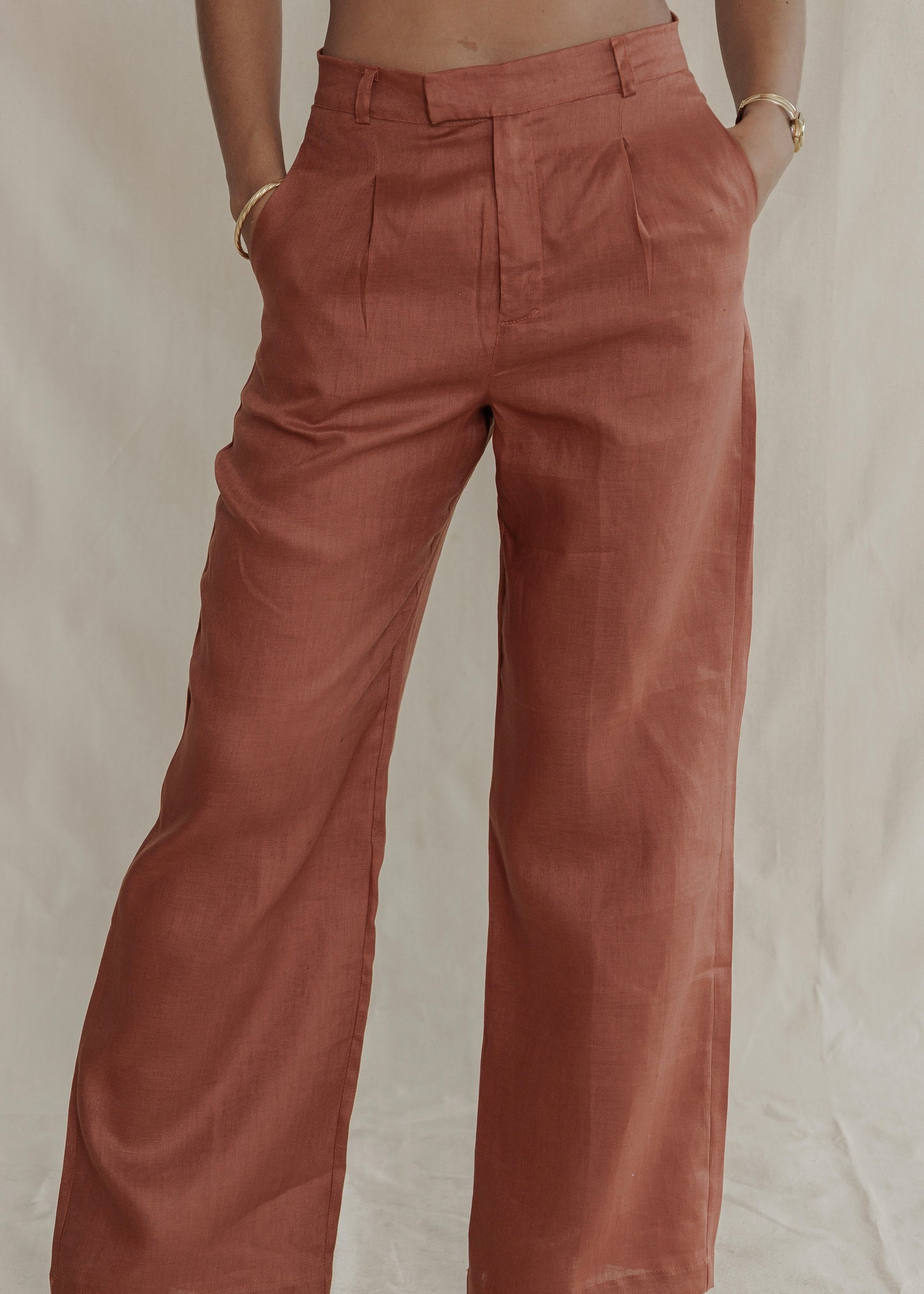 SUIT PANT - ESPRESSO PRIME LINEN