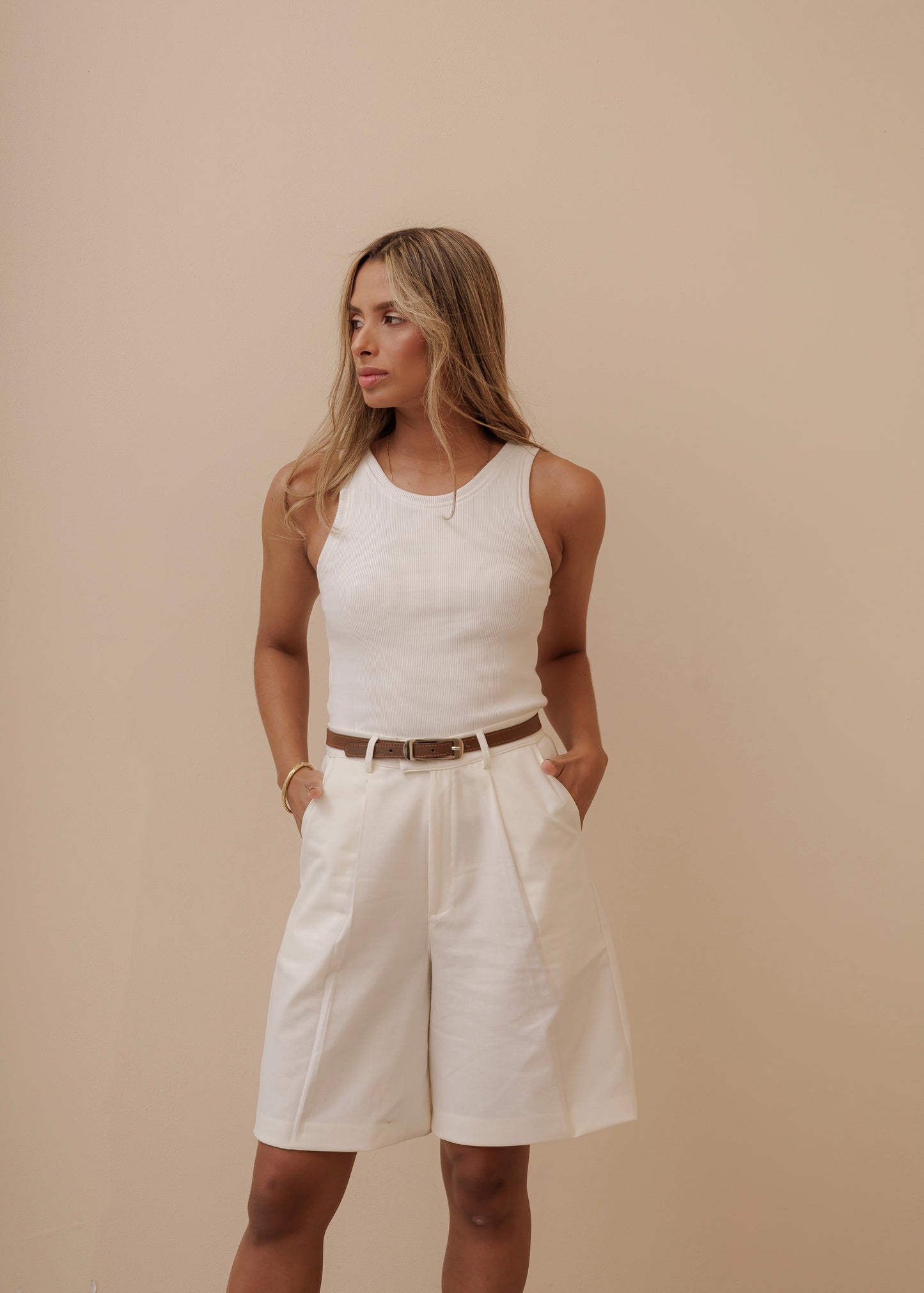 CLASSY BERMUDA - IVORY