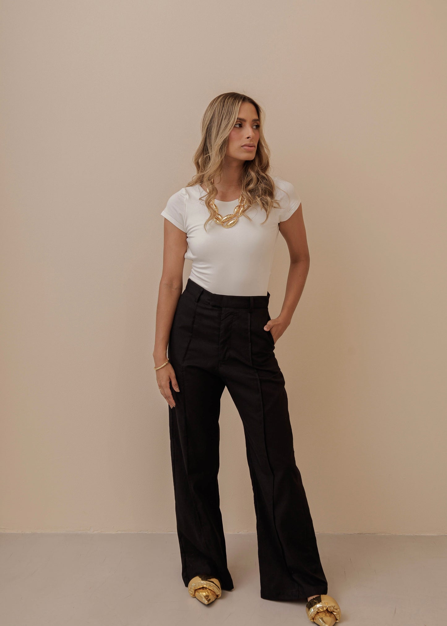 FOLD PANT - BLACK