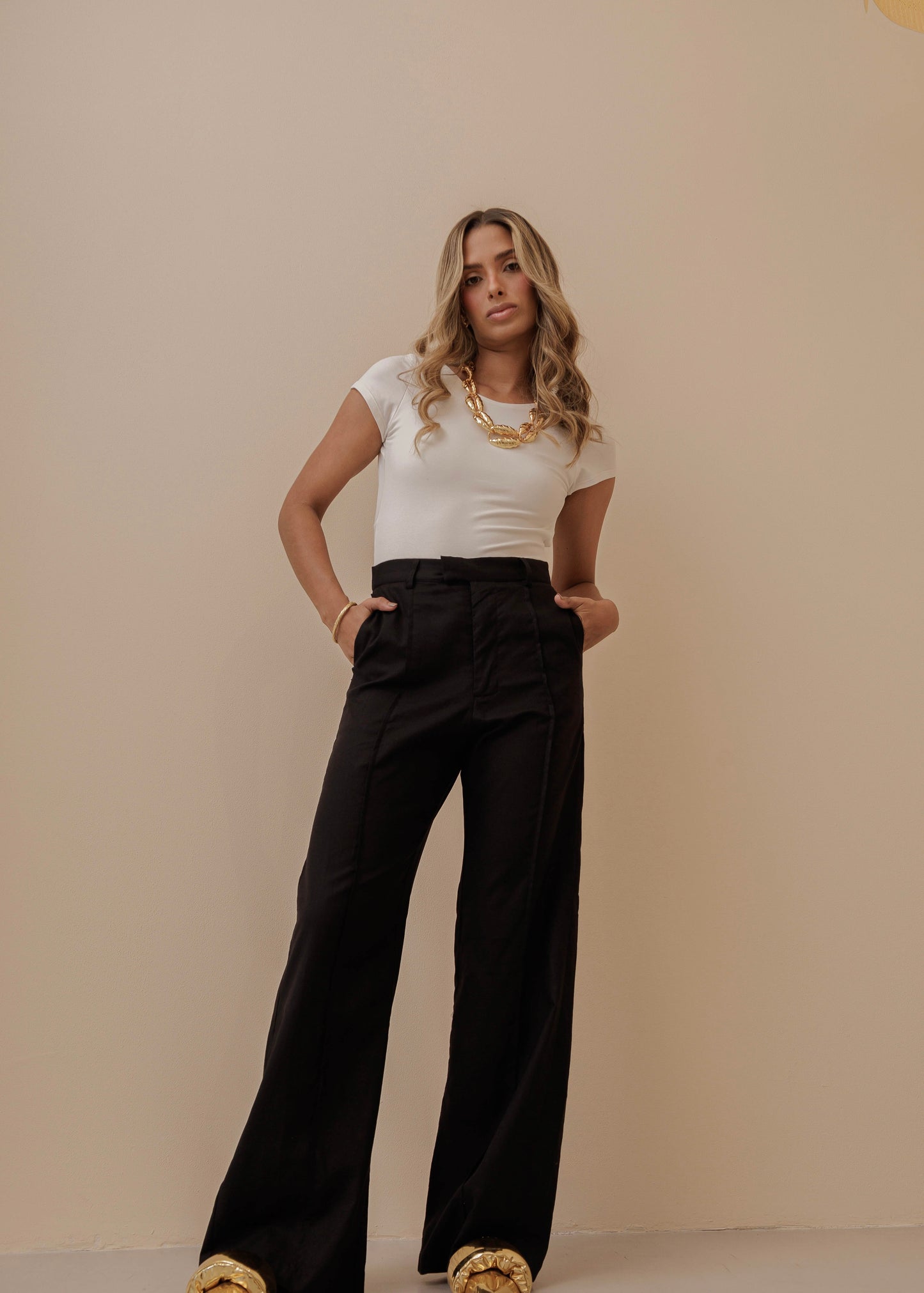 FOLD PANT - BLACK