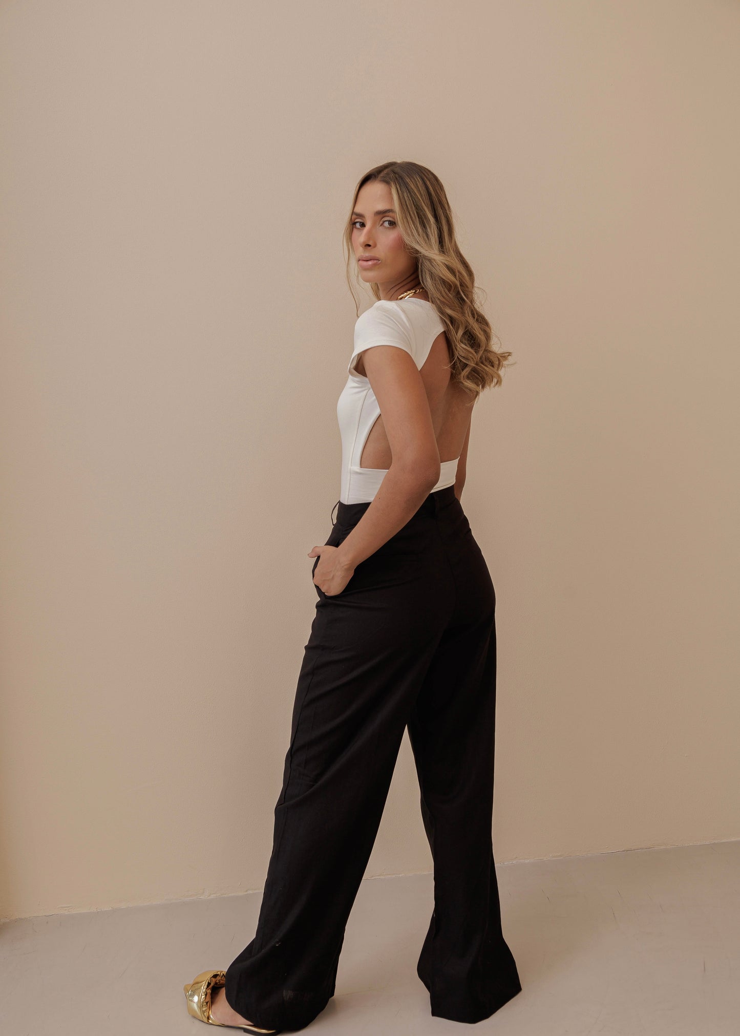 FOLD PANT - BLACK