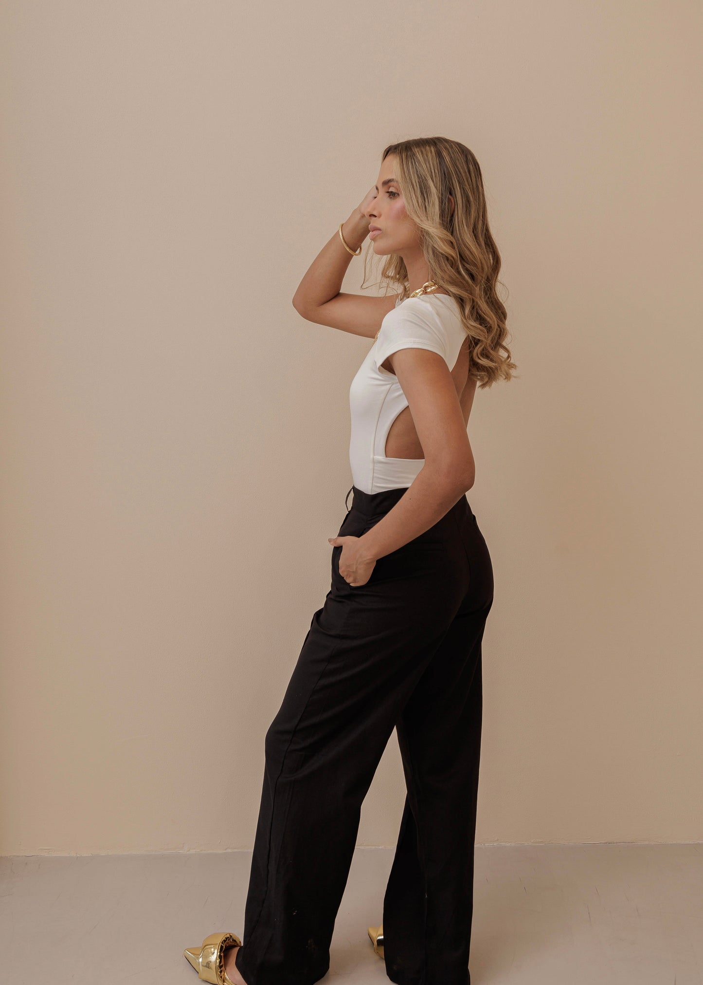 FOLD PANT - BLACK