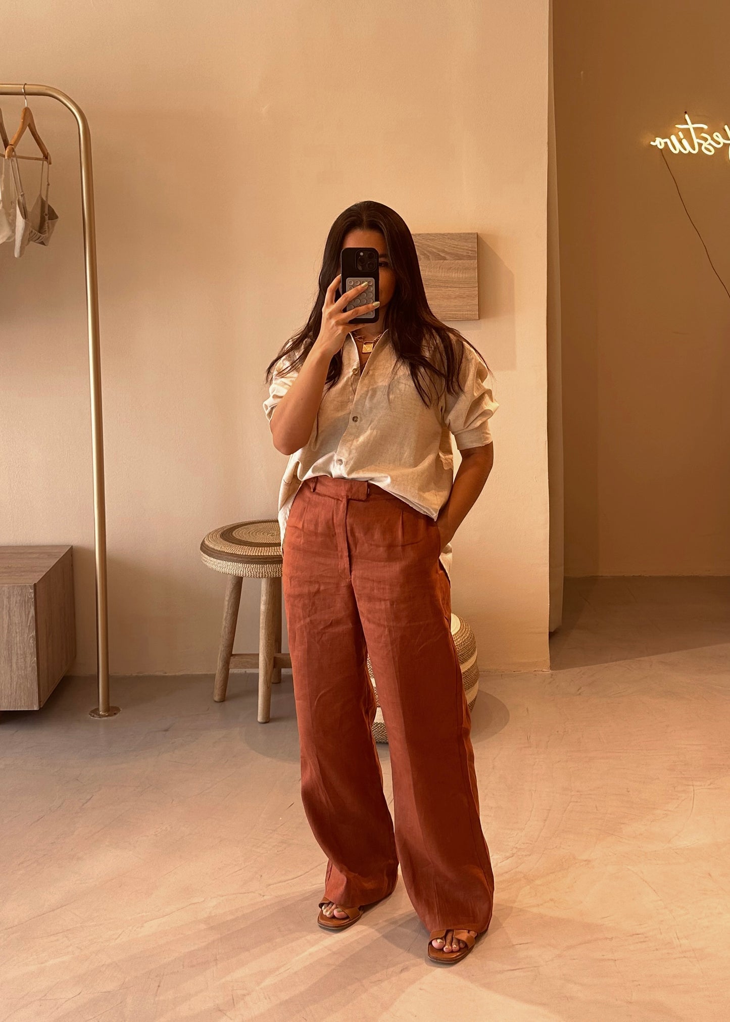 SUIT PANT - ESPRESSO PRIME LINEN