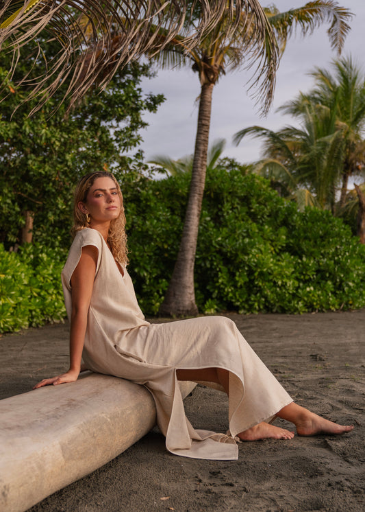 THE CALM DRESS - SAND