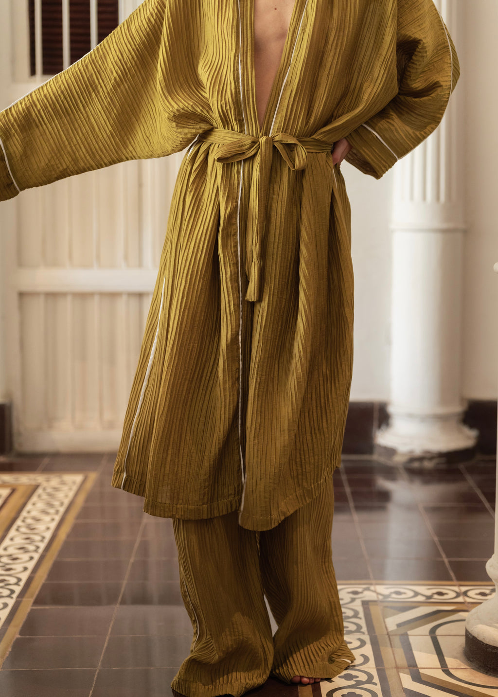 The dressing Gown - Pistachio
