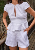 Morning Top - Coconut White