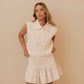 FOLD SKIRT - IVORY
