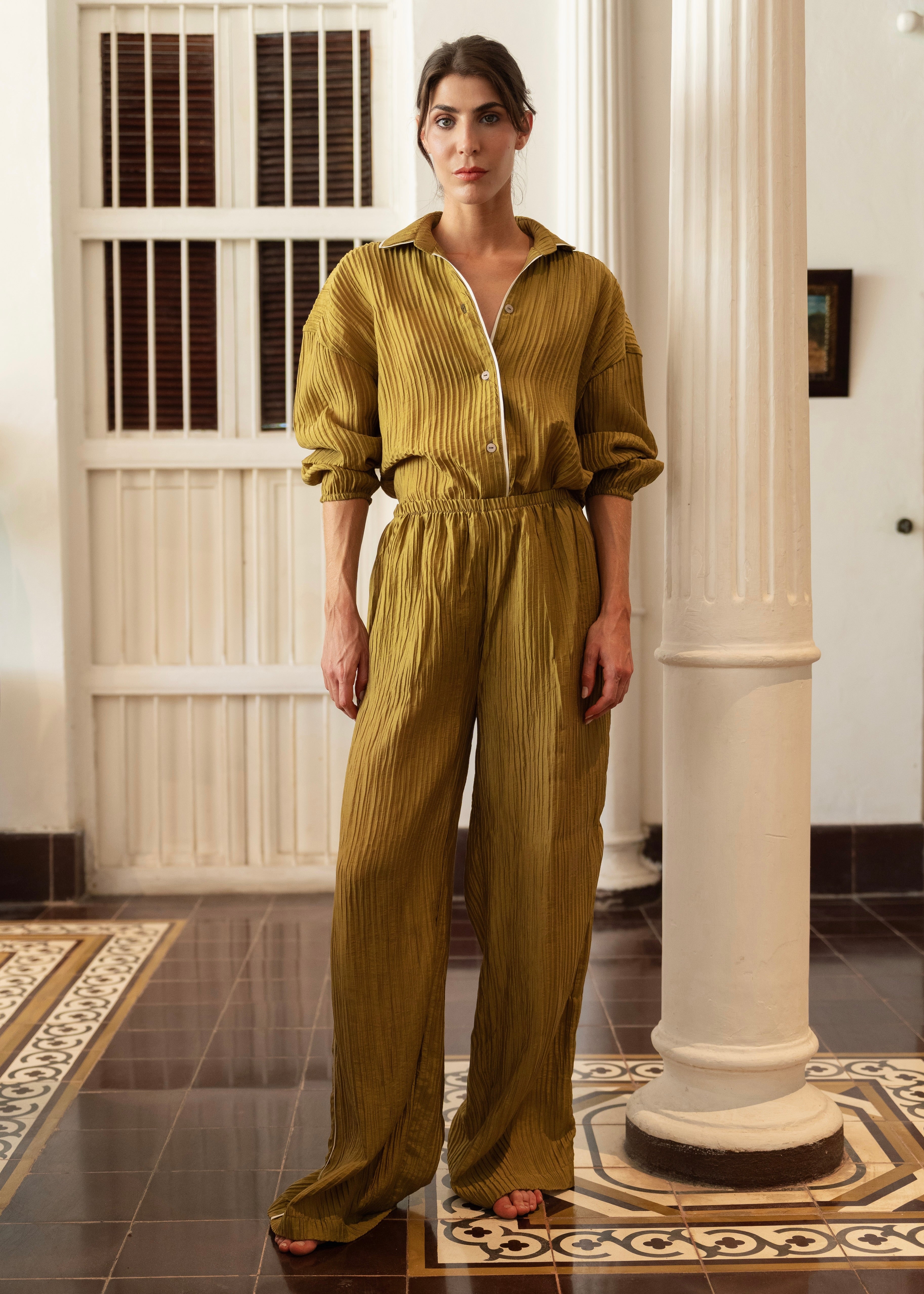 Effortless Pants - Pistachio