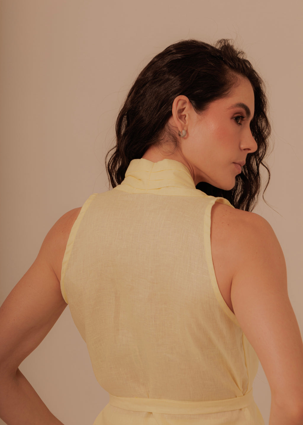 Crossed Vest - Happy Yellow