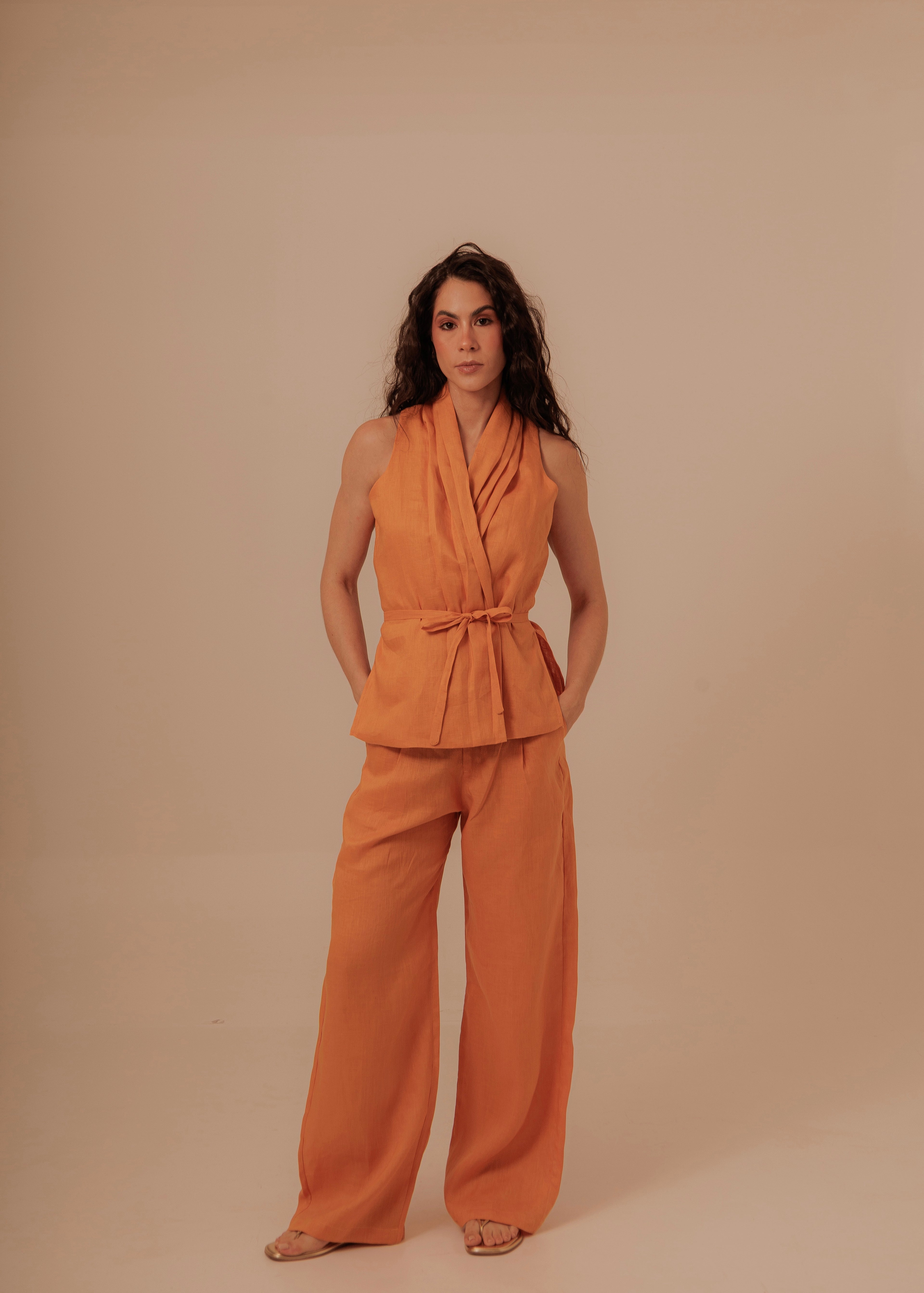Crossed Set - Tangerine