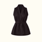 Crossed Vest - Black