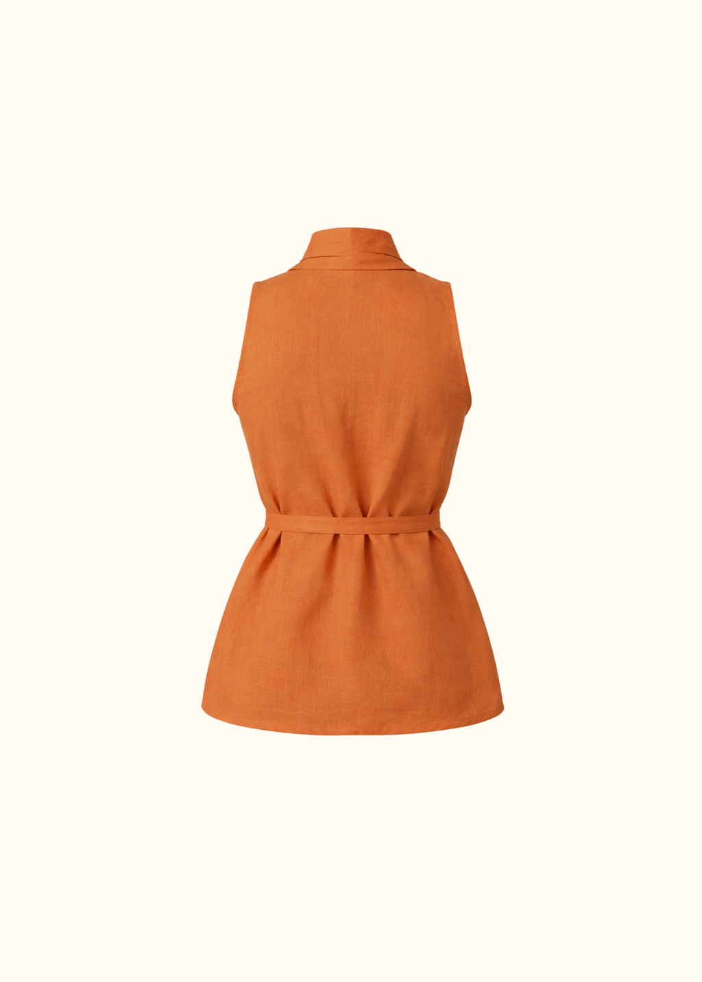 Crossed Vest - Tangerine