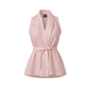 Crossed Vest - Dusty Rose