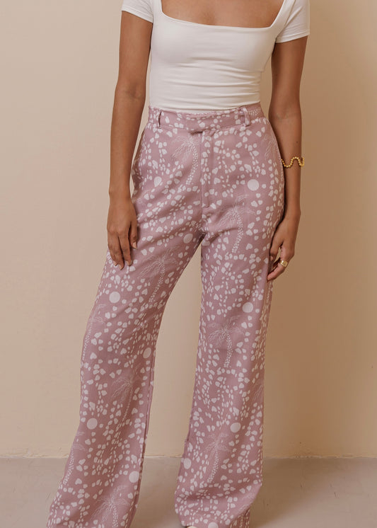 CARIBBEAN NIGHTS PANTS-ROSE