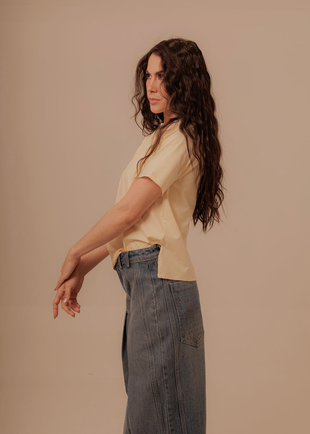 Lady Boss T Shirt - Butter Yellow