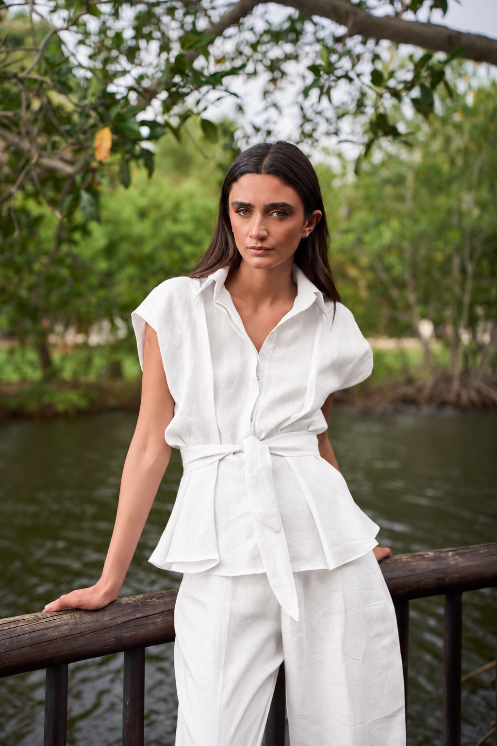 Wrapped Blouse - Coconut White