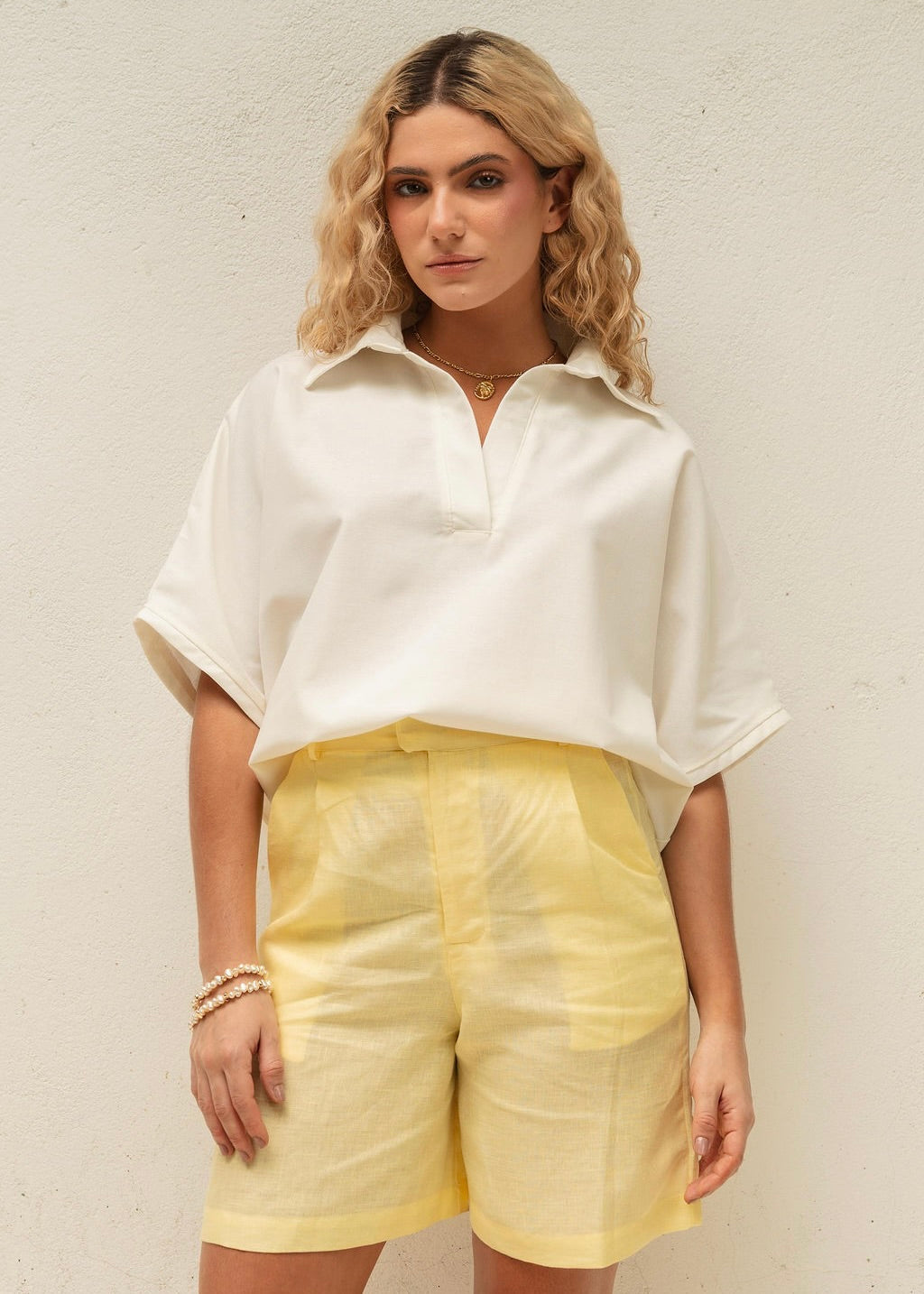 Classy Bermuda- Happy Yellow