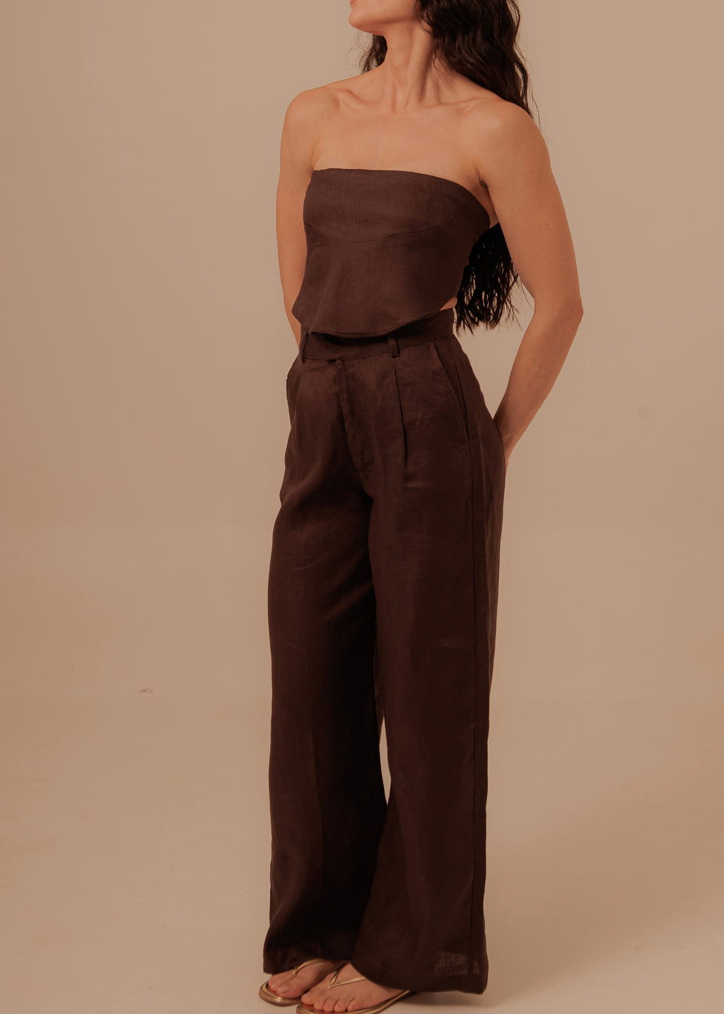 Suit Pants - Deep Brown