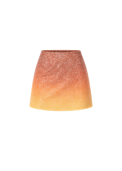 Beach Sunset Mini Skirt - Glow