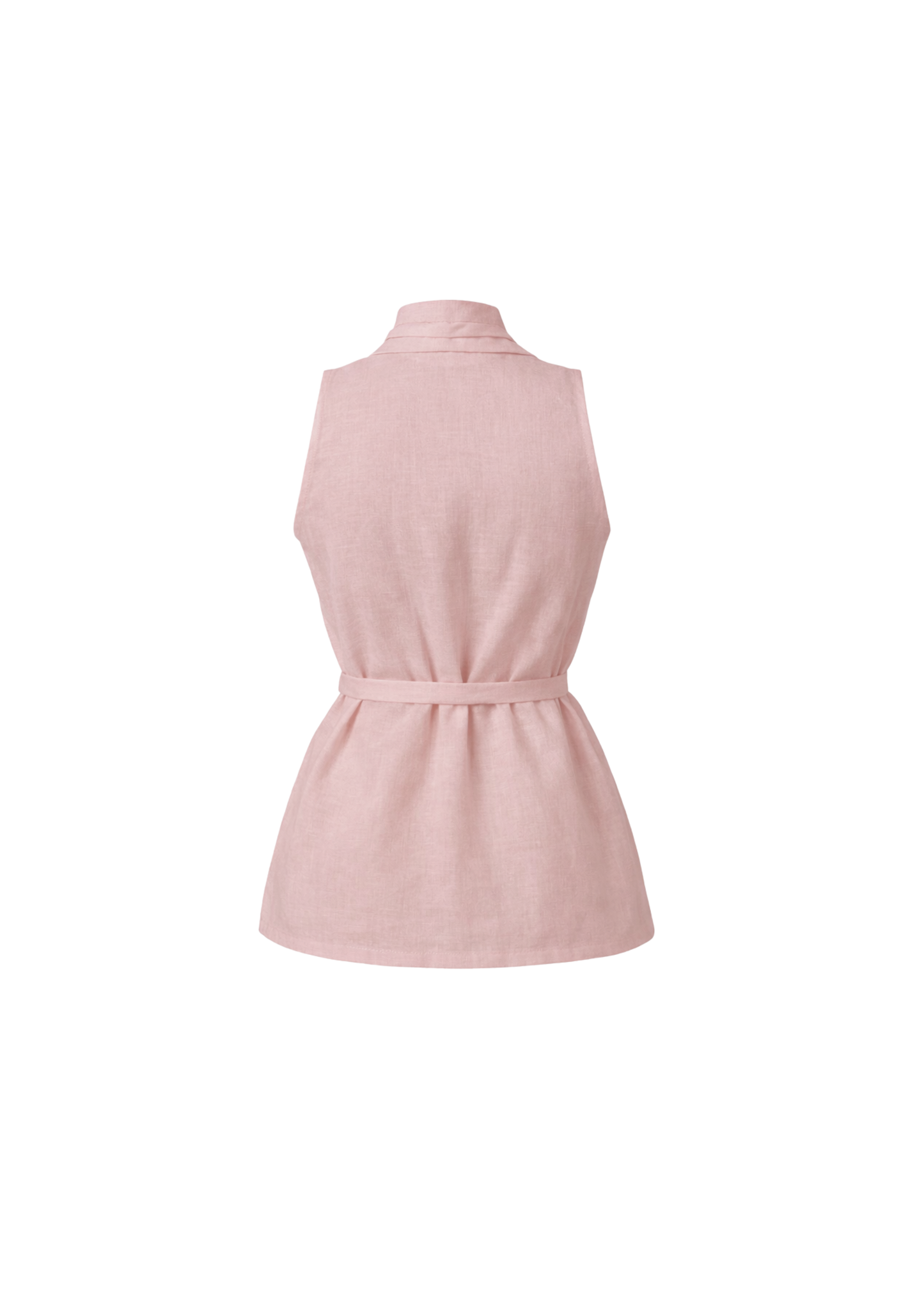 Crossed Vest - Dusty Rose