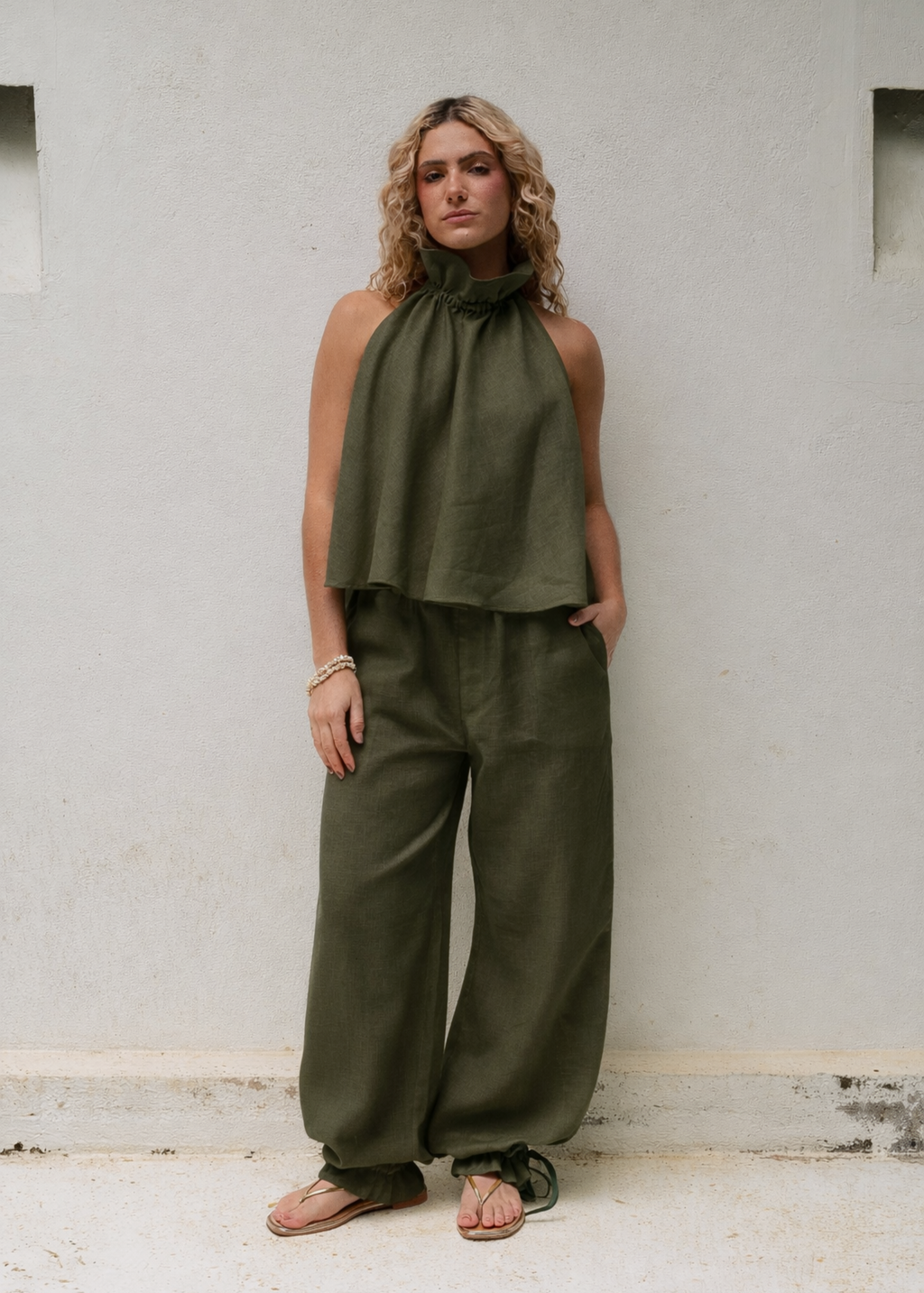 Breeze Pants  - Palm Green