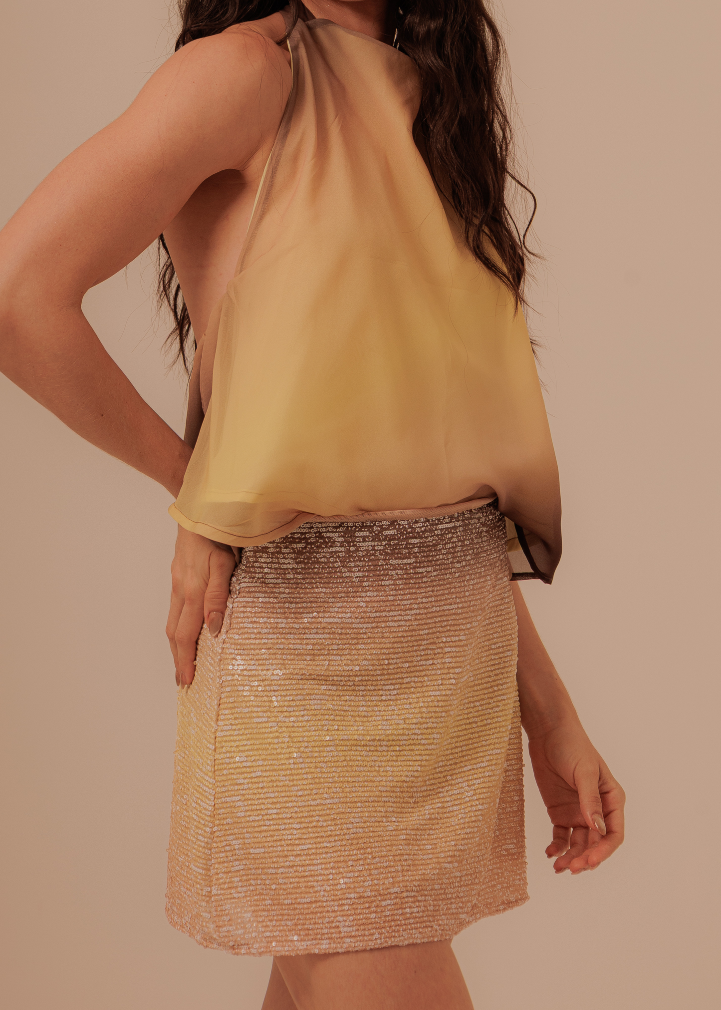 Desert Sunset Mini Skirt - Glow