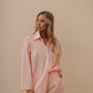 MOM'S OVERSIZED SHIRT - PALE ROSE
