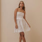 SHIRING DRESS IVORY