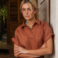V NECK SET - ESPRESSO