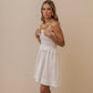 SHIRING DRESS IVORY