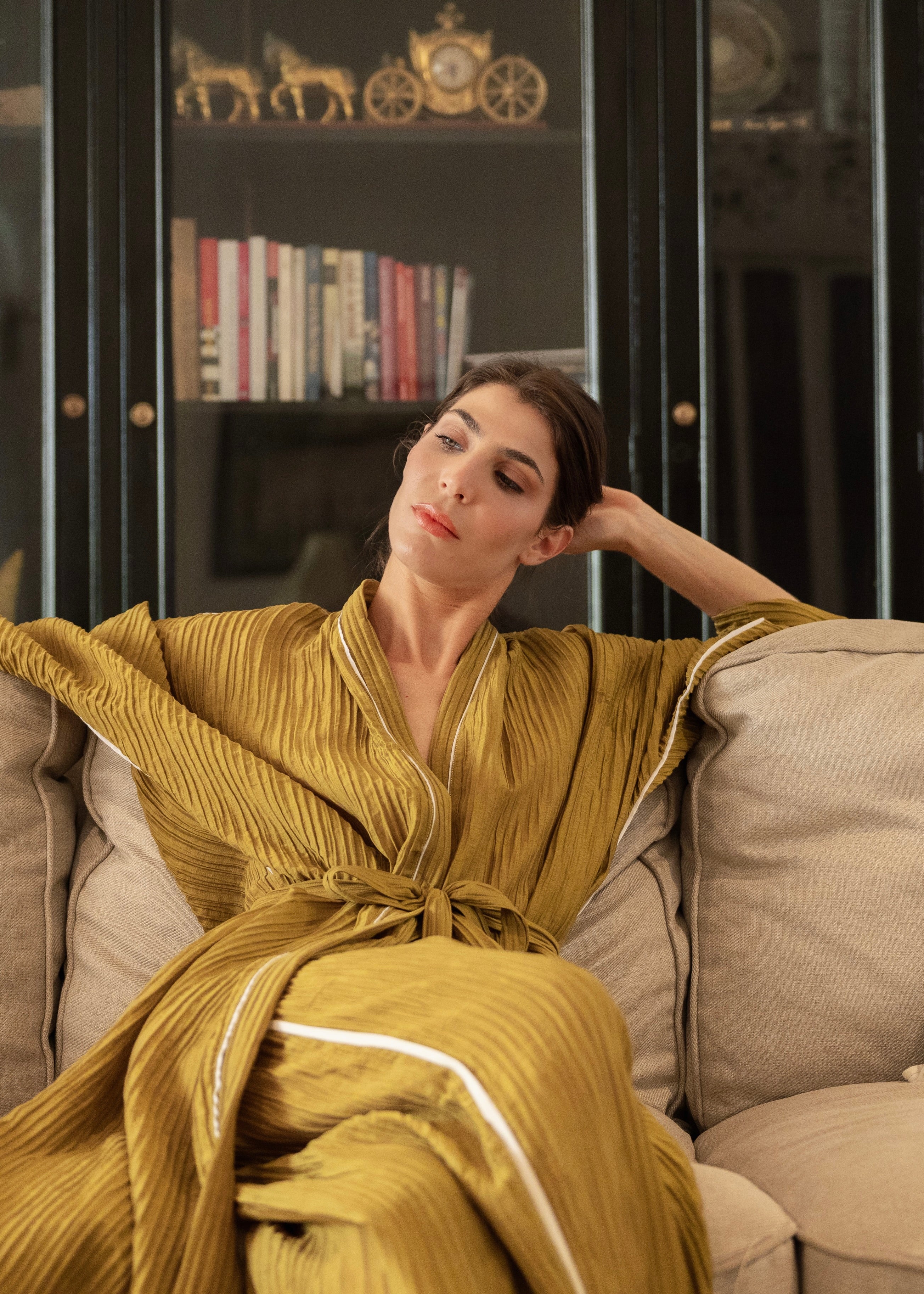 The dressing Gown - Pistachio