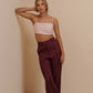 FOLD PANT - BURGUNDY