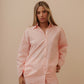 MOM'S OVERSIZED SHIRT - PALE ROSE