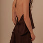 PARTY IN THE BACK VEST - DEEP BROWN