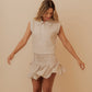 FOLD SKIRT - SAND