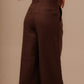 SUIT PANTS - DEEP BROWN