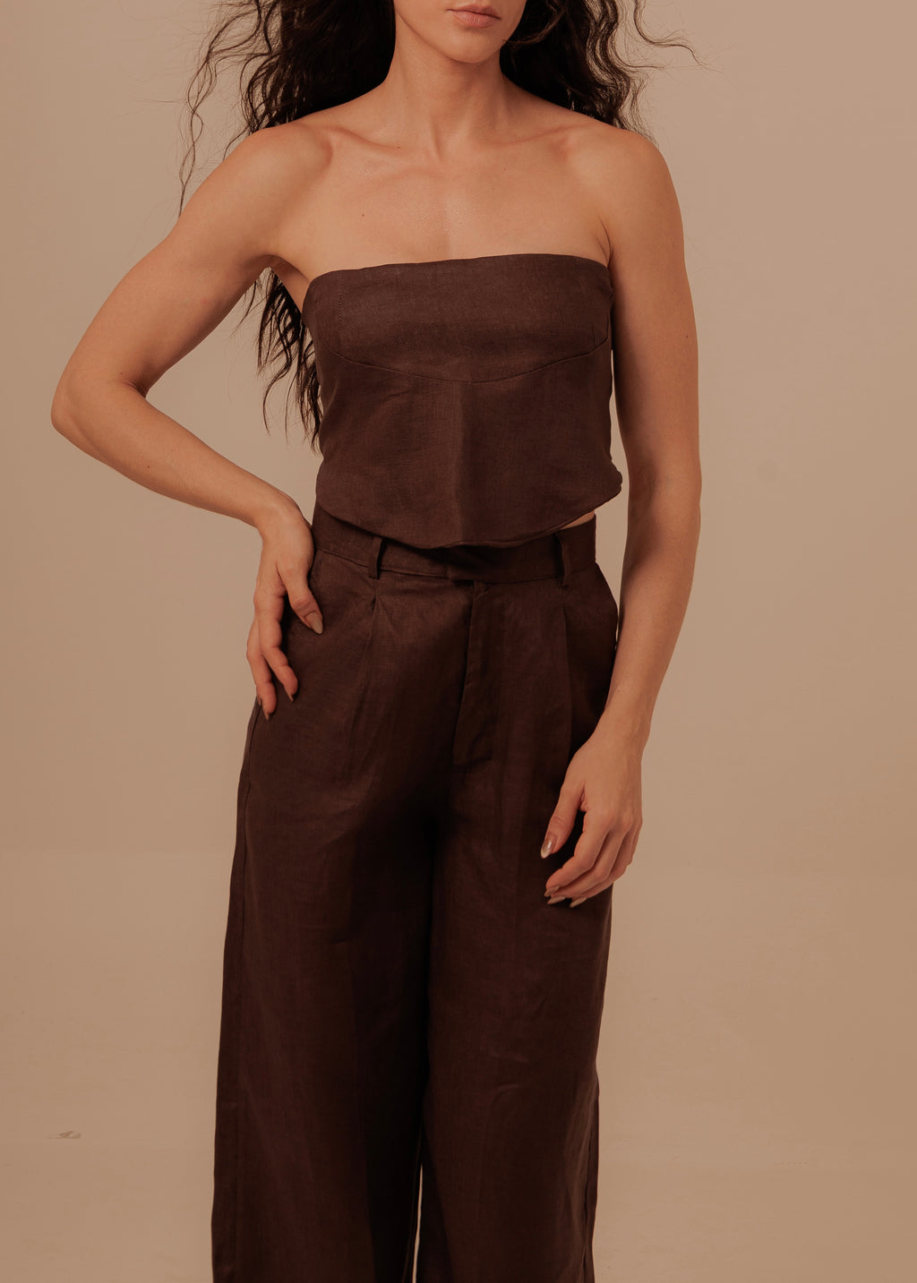 Suit Pants - Deep Brown