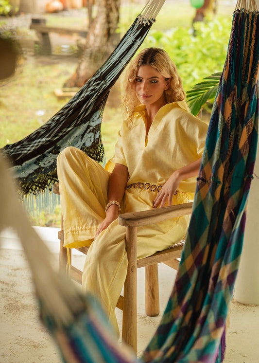 BREEZE PANTS  - HAPPY YELLOW