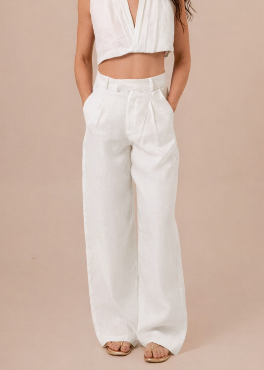 Suit Pants - Coconut White